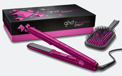 ghd pink diamond styler set